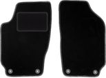 Wielganizator Tappetini Auto Velours Anteriori Adatto Per Skoda Fabia I (1999-2007, Hatchback, Berlina, Station Wagon) Neri, Set 2 Pz, Con Fissaggi