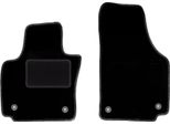 Wielganizator Tappetini Auto Velours Anteriori Adatto Per Seat Toledo Iii (2004-2012, Minivan) Neri, Set 2 Pz, Con Fissaggi