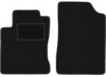 Wielganizator Tappetini Auto Velours Anteriori Adatto Per Mazda MX-3 (1991-1998, Coupé) Neri, Set 2 Pz, Con Fissaggi