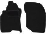 Wielganizator Tappetini Auto Velours Anteriori Adatto Per Nissan X-Trail I T30 (2001-2007, Suv) Neri, Set 2 Pz, Con Fissaggi