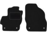 Wielganizator Tappetini Auto Velours Anteriori Adatto Per Mazda 3 Ii Bl (2008-2013, Hatchback, Berlina) Neri, Set 2 Pz, Con Fissaggi