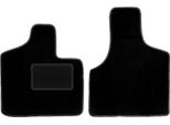 Wielganizator Tappetini Auto Velours Anteriori Adatto Per Dodge Caravan / Grand Caravan Iii (2001-2007, 7 Persone) Neri, Set 2 Pz, Con Fissaggi