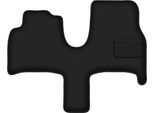 Wielganizator Tappetini Auto Velours Anteriori Adatto Per Lancia Phedra (2002-2010, 7 Persone) Neri, Set 2 Pz, Con Fissaggi