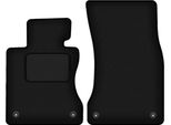 Wielganizator Tappetini Auto Velours Anteriori Adatto Per Bmw 5 E60 Rzepy (2003-2010, Berlina) Neri, Set 2 Pz, Con Fissaggi