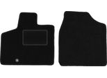 Wielganizator Tappetini Auto Velours Anteriori Adatto Per Dodge Grand Caravan Iv (2008-2016, Minivan) Neri, Set 2 Pz, Con Fissaggi