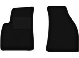 Wielganizator Tappetini Auto Velours Anteriori Adatto Per Hyundai Santafe I (2000-2006, Suv) Neri, Set 2 Pz, Con Fissaggi