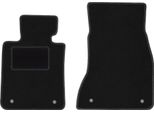 Wielganizator Tappetini Auto Velours Anteriori Adatto Per Bmw 5 G31 (2017-, Station Wagon, Touring) Neri, Set 2 Pz, Con Fissaggi