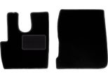 Wielganizator Tappetini Auto Velours Anteriori Adatto Per Daf Cf (2014-, Camion) Neri, Set 2 Pz, Con Fissaggi