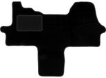 Wielganizator Tappetini Auto Velours Anteriori Adatto Per Fiat Ducato Iii (2006-2014, Furgone) Neri, Set 2 Pz, Con Fissaggi