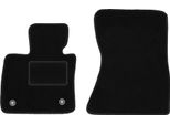 Wielganizator Tappetini Auto Velours Anteriori Adatto Per Bmw X6 E71 (2008-2014, Suv) Neri, Set 2 Pz, Con Fissaggi