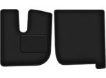 Wielganizator Tappetini Auto Velours Anteriori Adatto Per Iveco Stralis (2003-2019, Camion) Neri, Set 2 Pz, Con Fissaggi