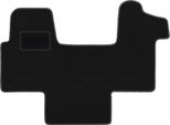 Wielganizator Tappetini Auto Velours Anteriori Adatto Per Renault Master Ii (2010-, Furgone) Neri, Set 2 Pz, Con Fissaggi