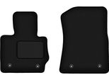 Wielganizator Tappetini Auto Velours Anteriori Adatto Per Bmw X4 F26 (2014-2018, Suv) Neri, Set 2 Pz, Con Fissaggi