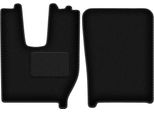 Wielganizator Tappetini Auto Velours Anteriori Adatto Per Iveco S-WAY (2019-, Camion-) Neri, Set 2 Pz, Con Fissaggi