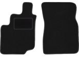 Wielganizator Tappetini Auto Velours Anteriori Adatto Per Ssangyong Musso (1993-2005, Suv) Neri, Set 2 Pz, Con Fissaggi