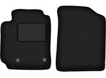 Wielganizator Tappetini Auto Velours Anteriori Adatto Per Toyota Yaris Verso (1999-2005, Minivan) Neri, Set 2 Pz, Con Fissaggi