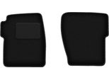 Wielganizator Tappetini Auto Velours Anteriori Adatto Per Land Rover Discovery Ii (1998-2004, Fuoristrada) Neri, Set 2 Pz, Con Fissaggi