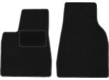 Wielganizator Tappetini Auto Velours Anteriori Adatto Per Tesla Model X (2016-, Suv) Neri, Set 2 Pz, Con Fissaggi