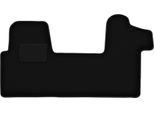 Wielganizator Tappetini Auto Velours Anteriori Adatto Per Renault Master Ii (2010-, 3 Posti) Neri, Set 2 Pz, Con Fissaggi