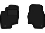 Wielganizator Tappetini Auto Velours Anteriori Adatto Per Toyota Previa Ii (2000-2005, Minivan) Neri, Set 2 Pz, Con Fissaggi