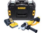 Smerigliatrice Angolare A Batteria Dewalt Dcg 412 H1T 18 V 125 Mm + 1X Batteria Powerstack 5,0 Ah + Caricabatterie + Tstak