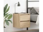 Vidaxl Comodino A Parete Rovere Sonoma 38X34X40 Cm