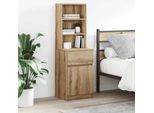 Vidaxl Comodino Rovere Artigianale 39X35X125 Cm Materiale A Base Di Legno