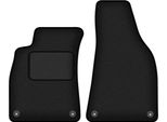 Wielganizator Tappetini Auto Velours Anteriori Adatto Per Audi A4 B6 (2002-2006, Cabriolet) Neri, Set 2 Pz, Con Fissaggi