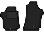 Wielganizator Tappetini Auto Velours Anteriori Adatto Per Hyundai Travel Ii (2008-, Van) Neri, Set 2 Pz, Con Fissaggi