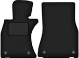 Wielganizator Tappetini Auto Velours Anteriori Adatto Per Lexus Ls Iv (2006-2017, Berlina) Neri, Set 2 Pz, Con Fissaggi