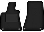 Wielganizator Tappetini Auto Velours Anteriori Adatto Per Maserati Quattroporte Vi (2015-, Berlina) Neri, Set 2 Pz, Con Fissaggi