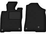 Wielganizator Tappetini Auto Velours Anteriori Adatto Per Honda Civic Xi (2022-, Ibrida) Neri, Set 2 Pz, Con Fissaggi