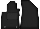 Wielganizator Tappetini Auto Velours Anteriori Adatto Per Mg Zs I (2017-, Crossover) Neri, Set 2 Pz, Con Fissaggi