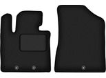 Wielganizator Tappetini Auto Velours Anteriori Adatto Per Kia Sorento Ii Fl (2012-2014, Suv) Neri, Set 2 Pz, Con Fissaggi