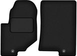 Wielganizator Tappetini Auto Velours Anteriori Adatto Per Ssangyoung Rexton Iv (2017-, Suv 7 Posti) Neri, Set 2 Pz, Con Fissaggi