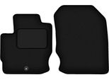 Wielganizator Tappetini Auto Velours Anteriori Adatto Per Mitsubishi Colt Vii (2008-2012, Hb Senza Bocchette Di Ventilazione) Neri, Set 2 Pz, Con Fissaggi
