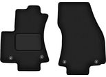 Wielganizator Tappetini Auto Velours Anteriori Adatto Per Opel Zafira A (1999-2005, Minivan 7 Posti) Neri, Set 2 Pz, Con Fissaggi