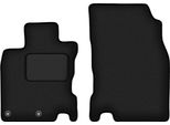 Wielganizator Tappetini Auto Velours Anteriori Adatto Per Nissan Rogue Ii (2013-2020, Suv) Neri, Set 2 Pz, Con Fissaggi