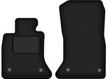 Wielganizator Tappetini Auto Velours Anteriori Adatto Per Bmw 5 F11_FL (2013-2017, Station Wagon, Touring) Neri, Set 2 Pz, Con Fissaggi