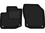 Wielganizator Tappetini Auto Velours Anteriori Adatto Per Honda Civic Ix (2011-2016, Station Wagon (39 Cm)) Neri, Set 2 Pz, Con Fissaggi