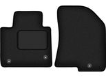 Wielganizator Tappetini Auto Velours Anteriori Adatto Per Kia Carens Iv (2013-2018, Minivan 7 Posti) Neri, Set 2 Pz, Con Fissaggi