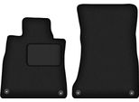 Wielganizator Tappetini Auto Velours Anteriori Adatto Per Mercedes S C217 (2014-2020, Coupé) Neri, Set 2 Pz, Con Fissaggi