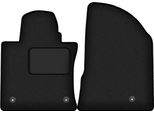 Wielganizator Tappetini Auto Velours Anteriori Adatto Per Ssangyoung Torres (2022-, Suv) Neri, Set 2 Pz, Con Fissaggi