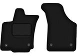 Wielganizator Tappetini Auto Velours Anteriori Adatto Per Vw Phaeton (2002-2016, Berlina Con Estintore) Neri, Set 2 Pz, Con Fissaggi