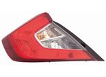 Abakus 117-1923L-LD-AE - Oe 33550 Tex Y01 Fanale Posteriore Sinistro, Parte Esterna Per Civic X