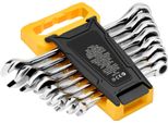 Succebuy Set Di Chiavi Combinate Da 8 Pezzi, Chiavi A Cricchetto Con Portaoggetti, In Acciaio Cr-V Da 8 Mm A 19 Mm, Ideale Per La Casa, Il Garage, L'officina, Le Riparazioni Dell'auto, Le Emergenze