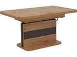 Couchtisch Hela, Braun (Artisan Eiche, Artisan Eiche, Artisan Eiche), B:110Cm H:58Cm T:70Cm, Tische, Couchtisch, Mit Funktion, Ausziehbar Und HöHenverstellbar