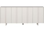 Sideboard Woood "Nook", Weiß, B:200Cm H:85Cm T:46Cm, Sideboards, Sideboard, Kommode, H 85 Cm X B 200 Cm X T 46 Cm