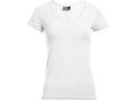 Promodoro 3086 | Maglietta Donna Slim Fit Con Scollo A V - Colore: Bianco - Taglia: L