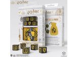 Q-Workshop Harry Potter Tassorosso Set Di Dadi Con Borsa - 5 Pezzi